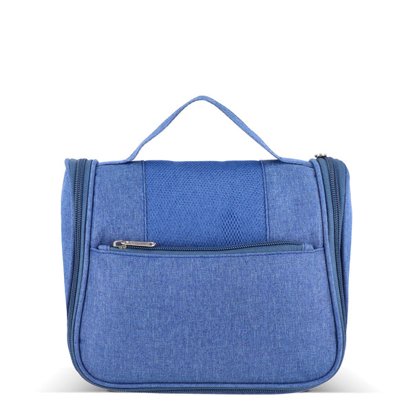 Borsa da toilette da viaggio Kora in rPET 300D - personalizzabile con logo