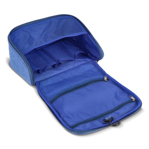 Borsa da toilette da viaggio Kora in rPET 300D - personalizzabile con logo