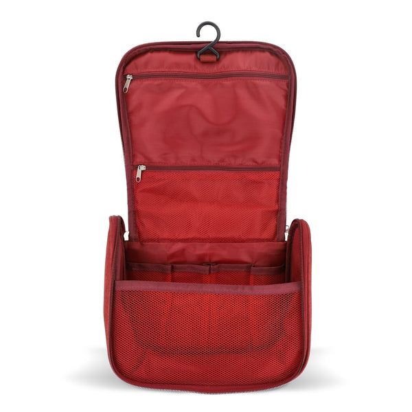 Borsa da toilette da viaggio Kora in rPET 300D - personalizzabile con logo