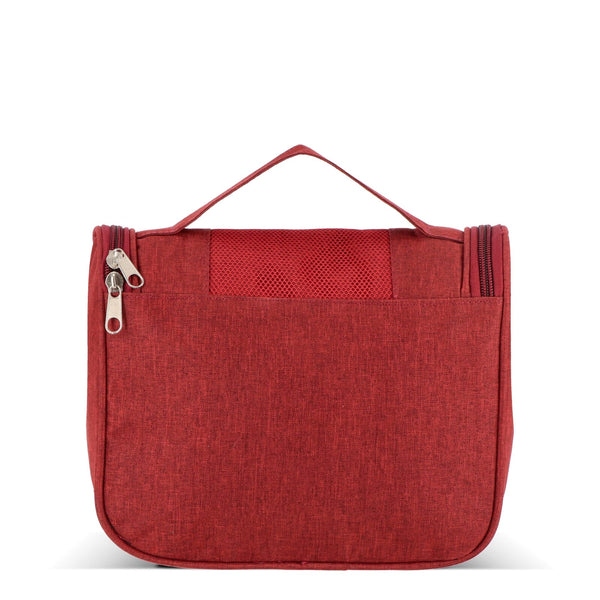 Borsa da toilette da viaggio Kora in rPET 300D - personalizzabile con logo