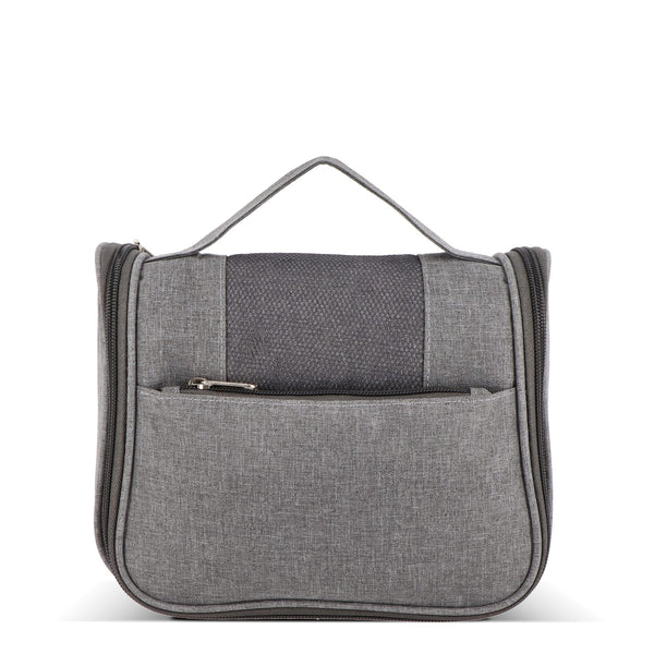 Borsa da toilette da viaggio Kora in rPET 300D - personalizzabile con logo