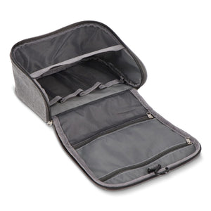 Borsa da toilette da viaggio Kora in rPET 300D - personalizzabile con logo