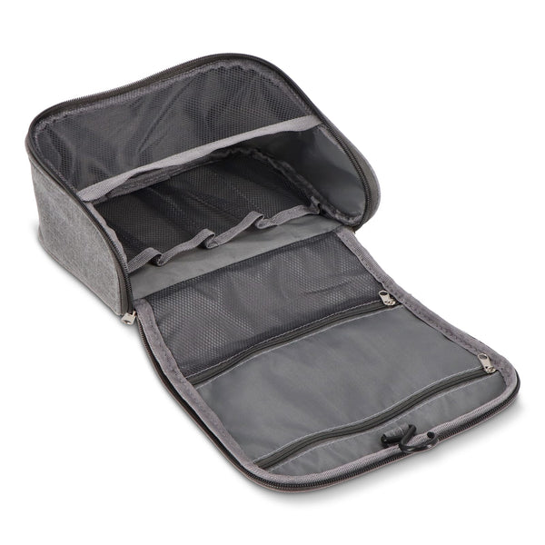 Borsa da toilette da viaggio Kora in rPET 300D - personalizzabile con logo
