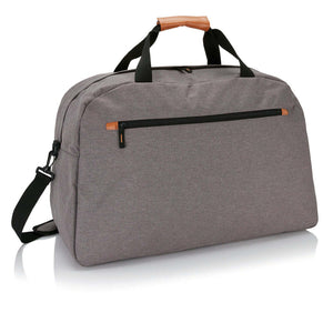 Borsa da viaggio Fashion senza PVC grigio - personalizzabile con logo