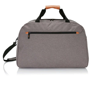 Borsa da viaggio Fashion senza PVC grigio - personalizzabile con logo