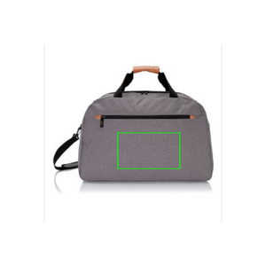 Borsa da viaggio Fashion senza PVC grigio - personalizzabile con logo