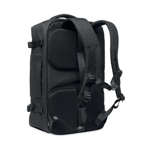 Borsa da viaggio grande Nero - personalizzabile con logo