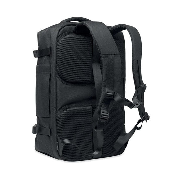 Borsa da viaggio grande Nero - personalizzabile con logo