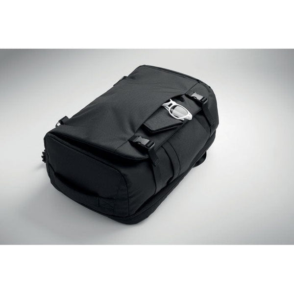 Borsa da viaggio grande Nero - personalizzabile con logo