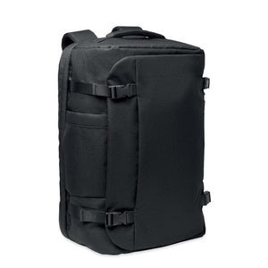 Borsa da viaggio grande Nero - personalizzabile con logo