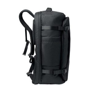 Borsa da viaggio grande Nero - personalizzabile con logo