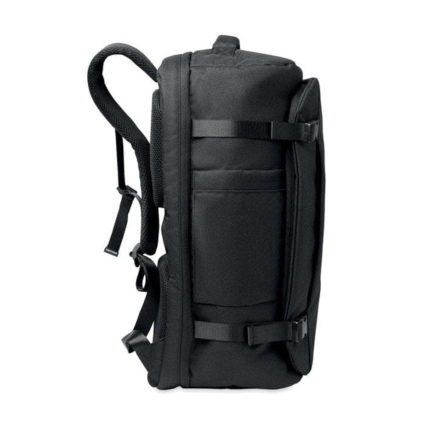 Borsa da viaggio grande Nero - personalizzabile con logo