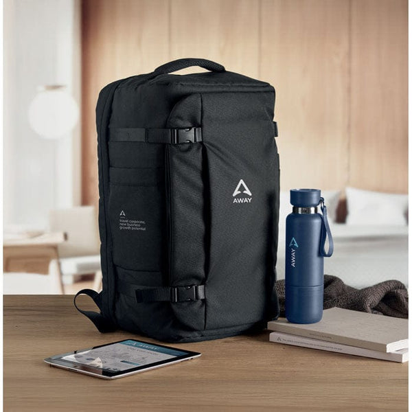 Borsa da viaggio grande Nero - personalizzabile con logo