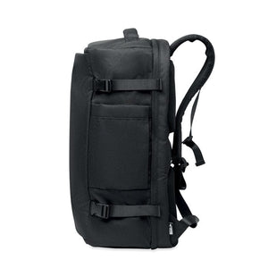 Borsa da viaggio grande Nero - personalizzabile con logo