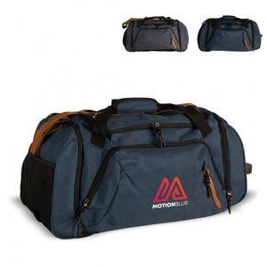 Borsa da viaggio outdoor R-PET XL - personalizzabile con logo