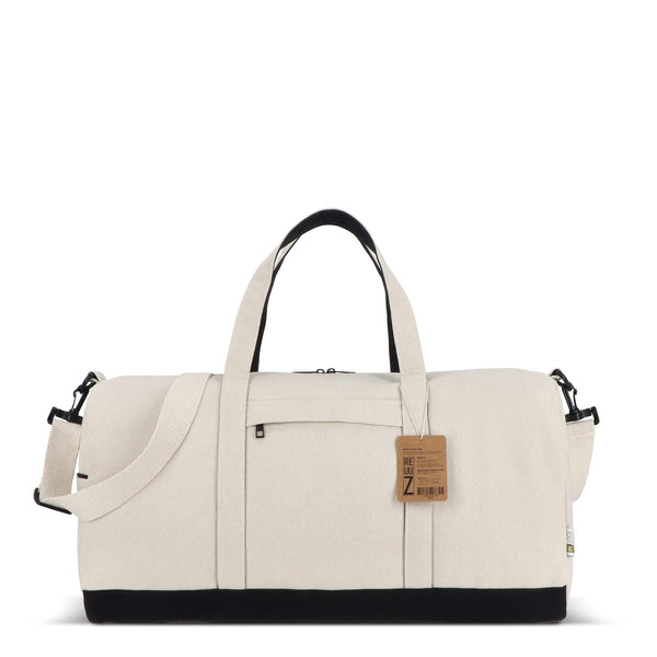 Borsa da viaggio/sport InSideOut Reuuz Canvas 28 x 56 x 28 cm Beige / Nero - personalizzabile con logo