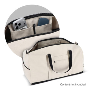 Borsa da viaggio/sport InSideOut Reuuz Canvas 28 x 56 x 28 cm Beige / Nero - personalizzabile con logo