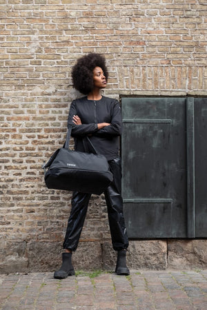 Borsa da viaggio Thule Subterra 2 da 35L nero - personalizzabile con logo