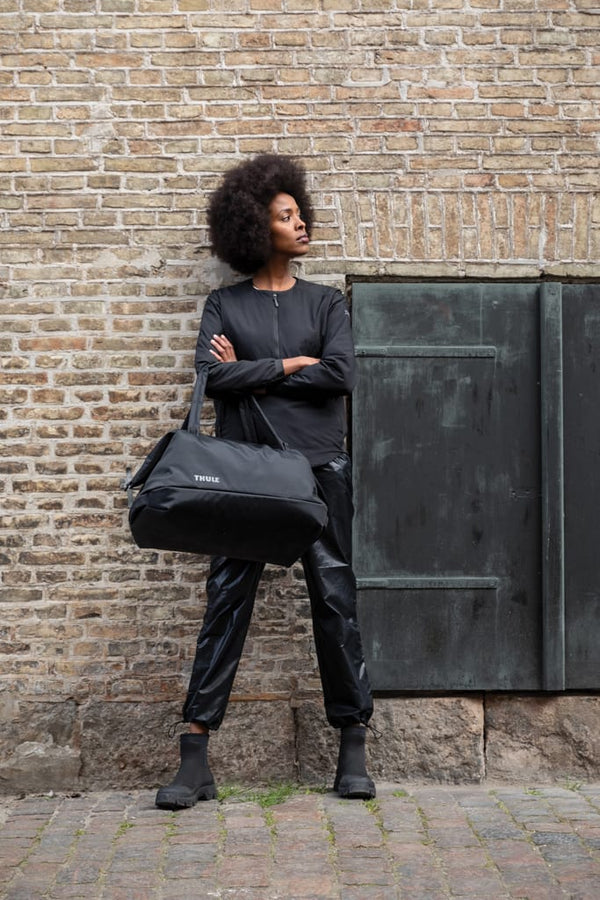 Borsa da viaggio Thule Subterra 2 da 35L nero - personalizzabile con logo