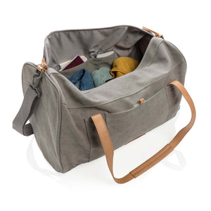 Borsa da viaggio/weekend in canvas senza PVC - personalizzabile con logo