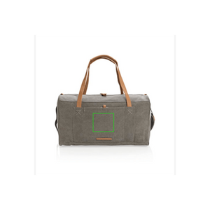 Borsa da viaggio/weekend in canvas senza PVC - personalizzabile con logo