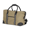Borsa da weekend in tela di cotone riciclato Harper kaki - personalizzabile con logo