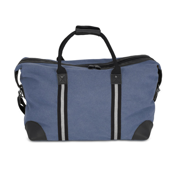 Borsa da weekend in tela di cotone riciclato Harper - personalizzabile con logo