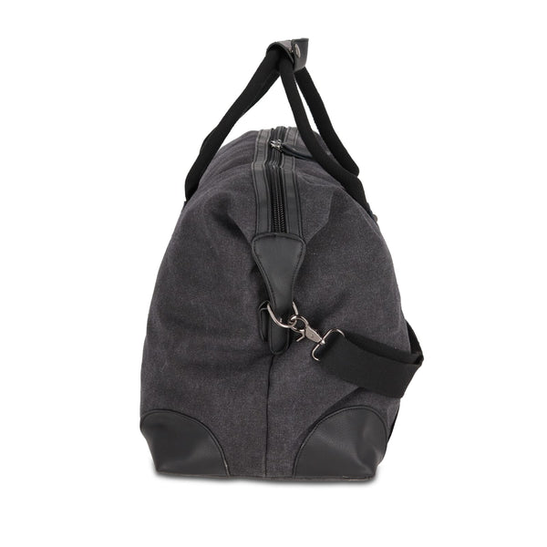 Borsa da weekend in tela di cotone riciclato Harper - personalizzabile con logo