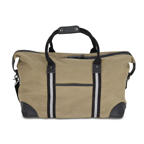 Borsa da weekend in tela di cotone riciclato Harper - personalizzabile con logo