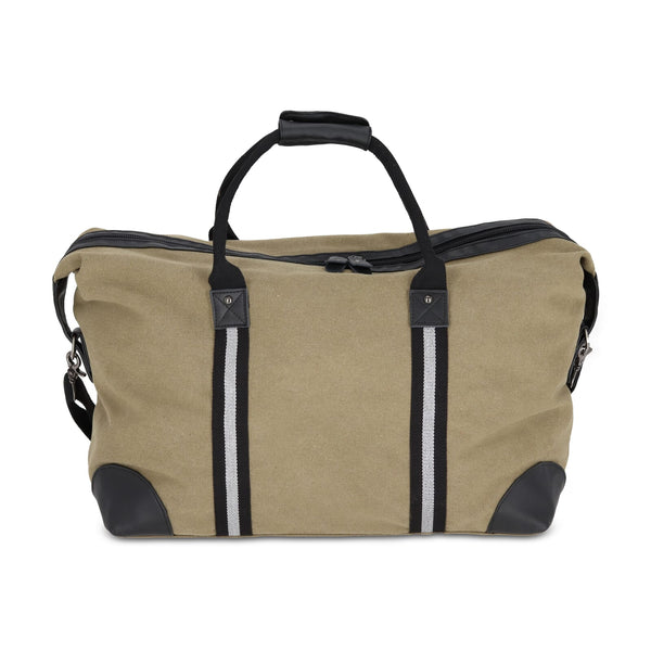 Borsa da weekend in tela di cotone riciclato Harper - personalizzabile con logo