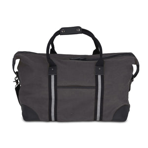 Borsa da weekend in tela di cotone riciclato Harper - personalizzabile con logo