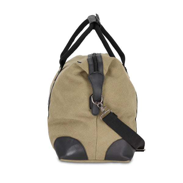 Borsa da weekend in tela di cotone riciclato Harper - personalizzabile con logo