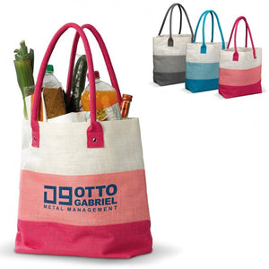 Borsa di juta 340g/m² - personalizzabile con logo