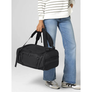 Borsa e Zaino Zürich 35 Litre Hybrid Holdall nero - personalizzabile con logo