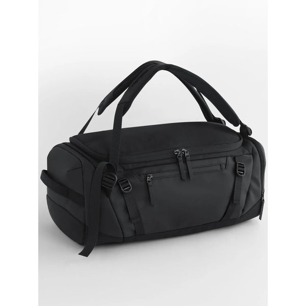 Borsa e Zaino Zürich 35 Litre Hybrid Holdall nero - personalizzabile con logo