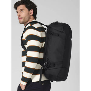 Borsa e Zaino Zürich 45 Litre Hybrid Holdall nero - personalizzabile con logo