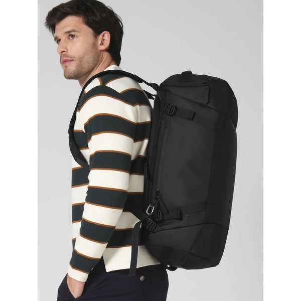 Borsa e Zaino Zürich 45 Litre Hybrid Holdall nero - personalizzabile con logo