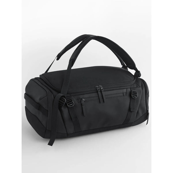 Borsa e Zaino Zürich 45 Litre Hybrid Holdall nero - personalizzabile con logo