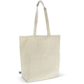 Borsa Fairtrade natural 270g soffietto beige - personalizzabile con logo