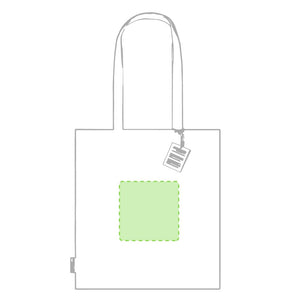 Borsa Fizzy beige - personalizzabile con logo