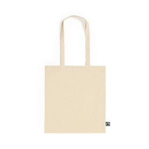 Borsa Flyca Fairtrade beige - personalizzabile con logo