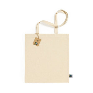 Borsa Flyca Fairtrade beige - personalizzabile con logo