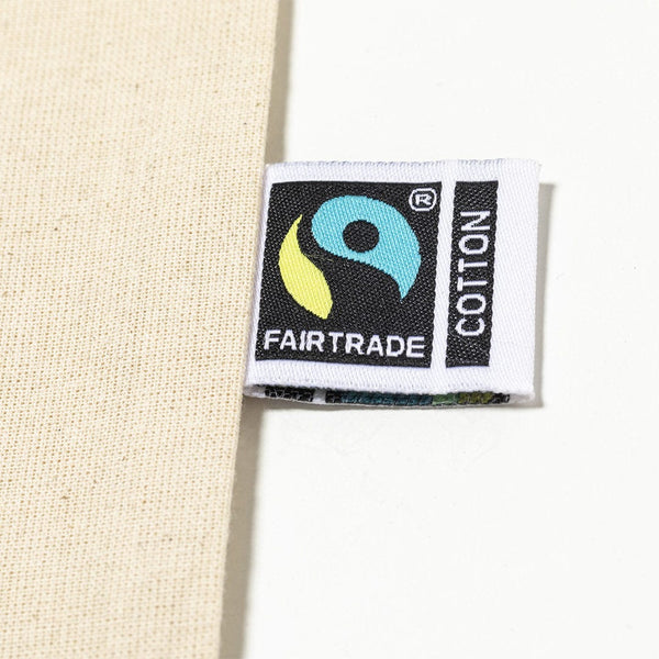 Borsa Flyca Fairtrade beige - personalizzabile con logo