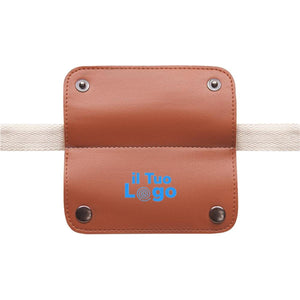 Borsa frigo grande in tela beige - personalizzabile con logo