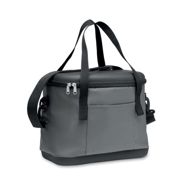 Borsa frigo in PEVA 40L grigio - personalizzabile con logo