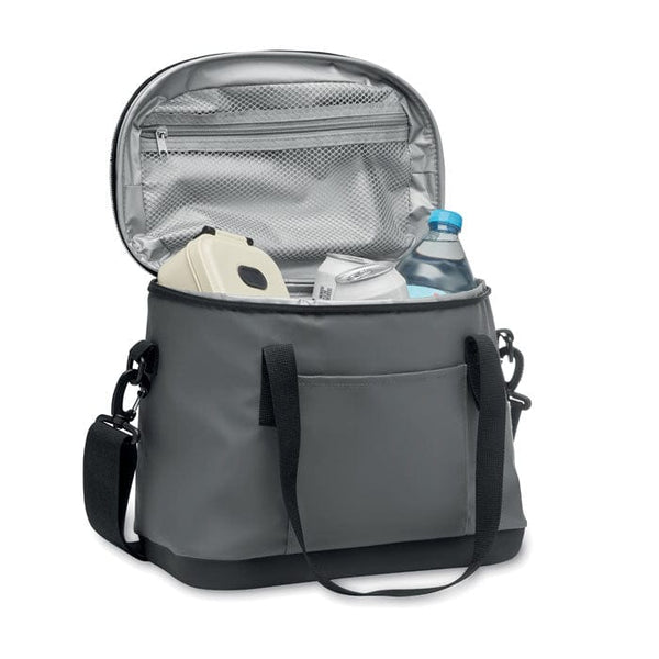 Borsa frigo in PEVA 40L grigio - personalizzabile con logo