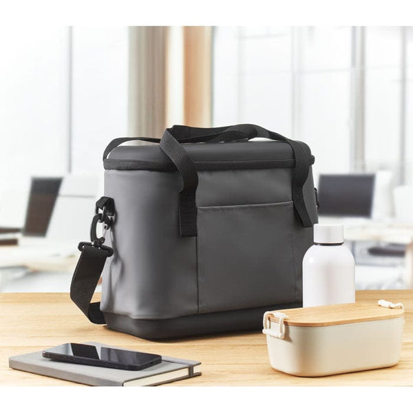 Borsa frigo in PEVA 40L grigio - personalizzabile con logo