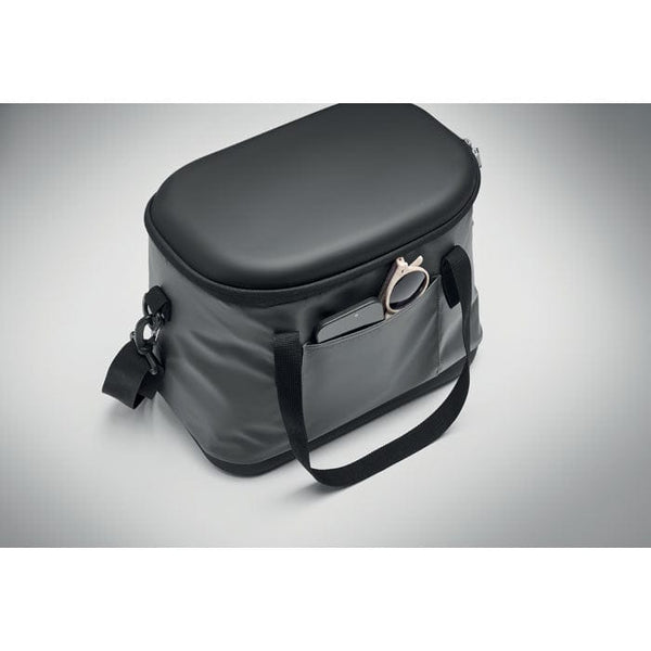 Borsa frigo in PEVA 40L grigio - personalizzabile con logo