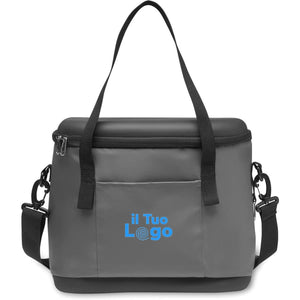 Borsa frigo in PEVA 40L grigio - personalizzabile con logo