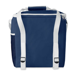 Borsa frigo in poliestere blu - personalizzabile con logo